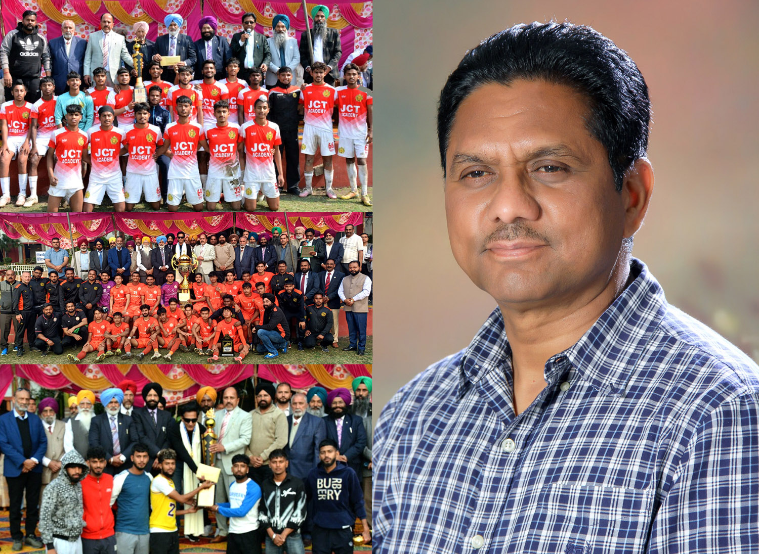 62nd All India Principal Harbhajan Cup Round Glass Mohali won